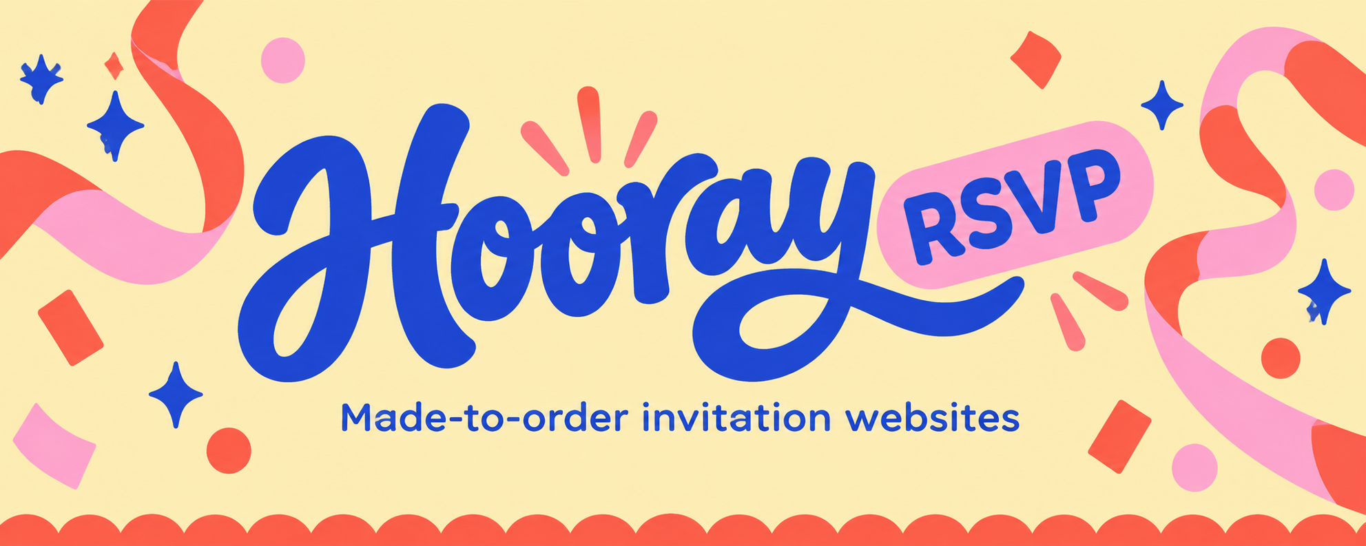 Hooray RSVP — made-to-order invitation websites